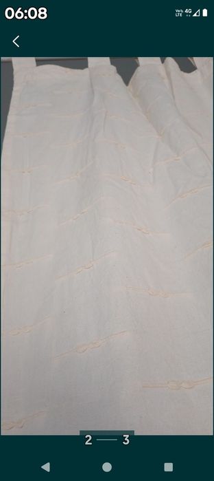 Draperie,perdea crem