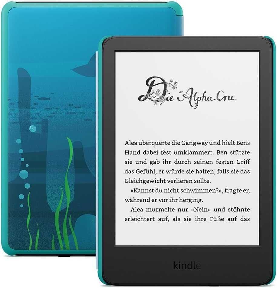 четец Kindle 2024 6" 16GB + оригинален калъф - чисто нов - 2г гаранция