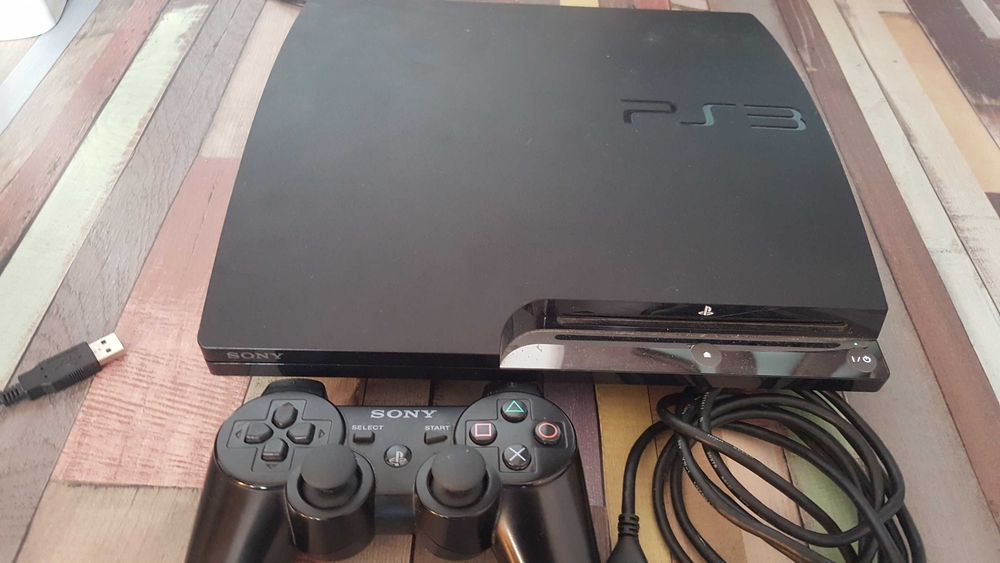 Playstation 3 consola PS 3 Sony PS3 slim MODAT + 85  jocuri cadou