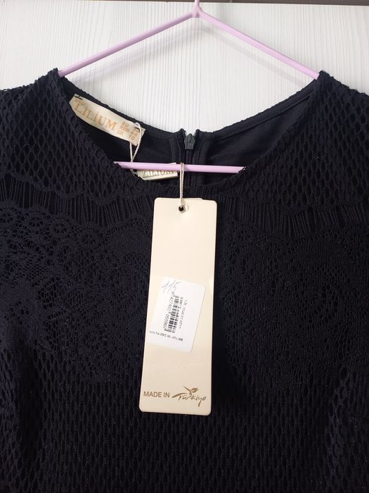 Турецкое черное вечернее платье