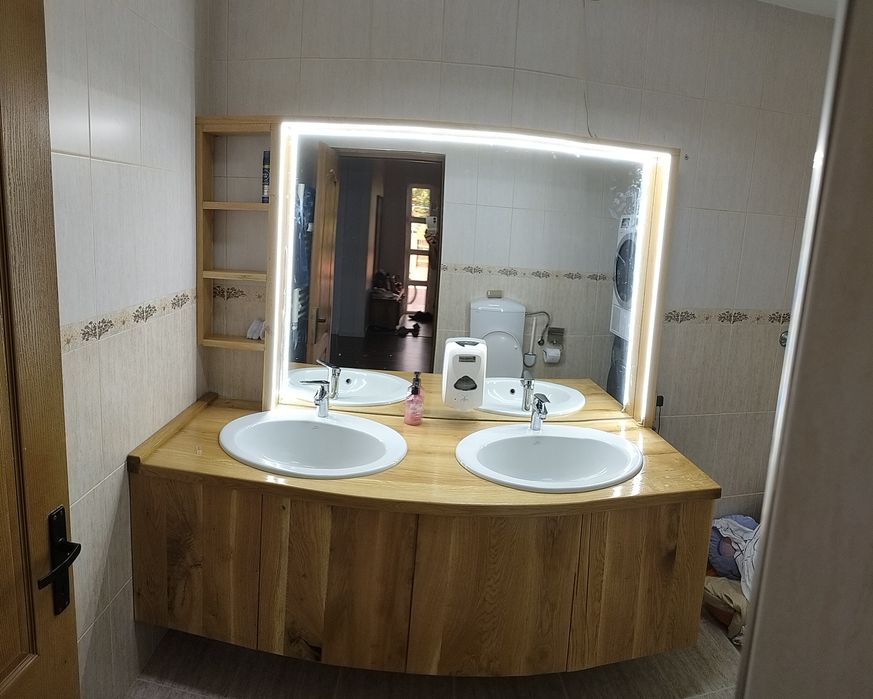 Mobilier baie lemn masiv