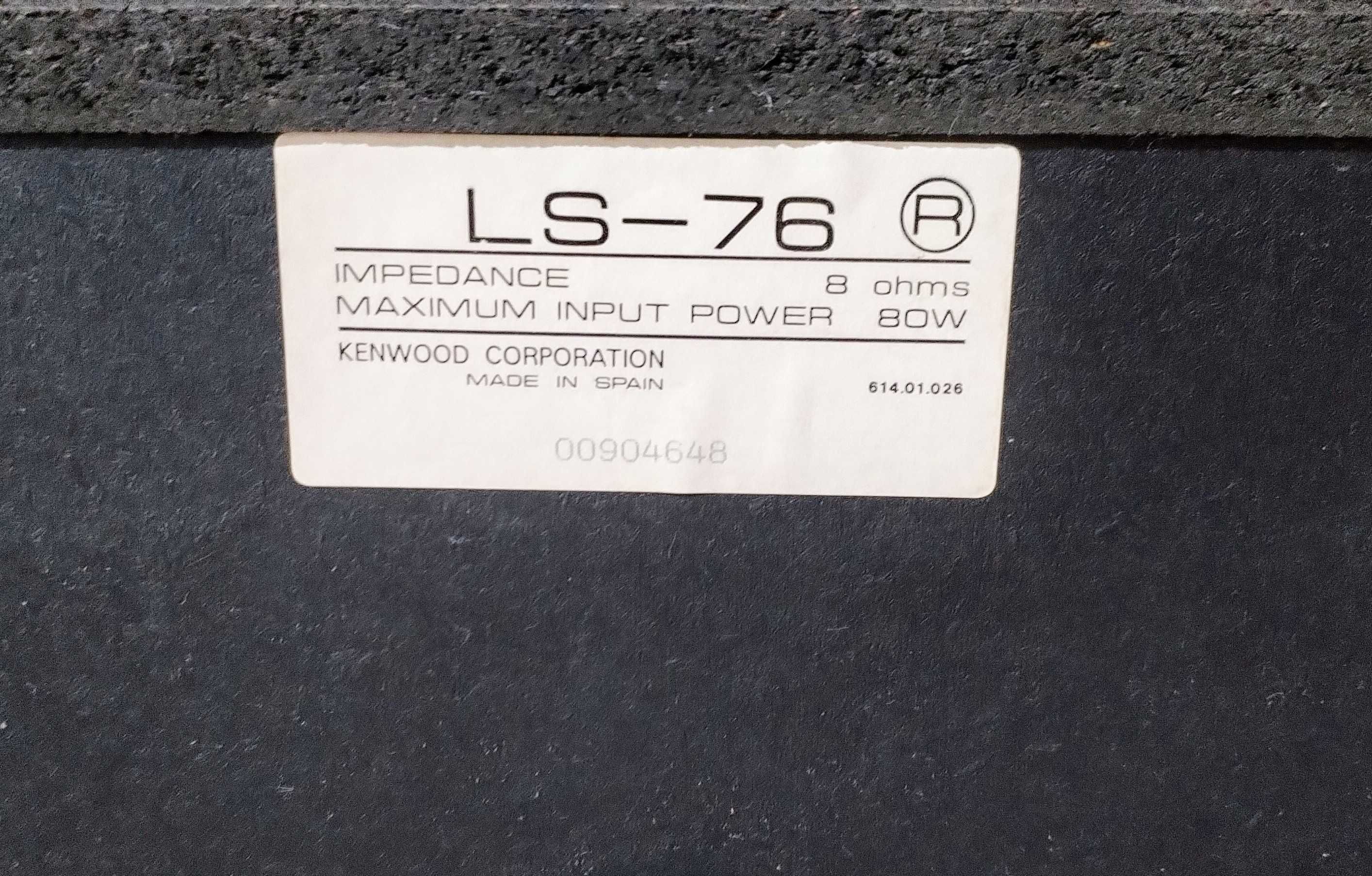 Boxe audio 3 căi bas reflex Kenwood LS - 76,sunt ca noi !