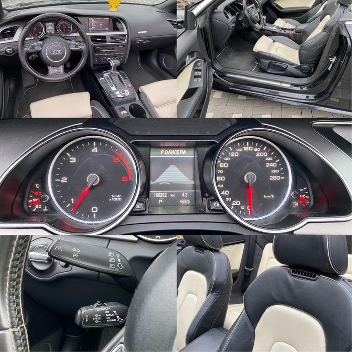 Audi A5 Cabrio 3.0 Tdi 204 cp 2013 Euro 5 Automat S-line Full Extra