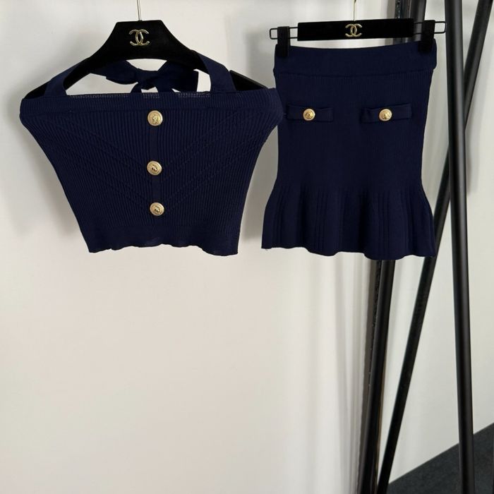 Balmain set потник и пола различни цветове