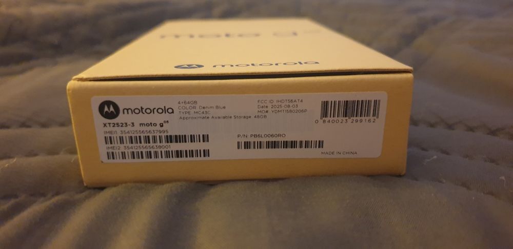Продавам чисто нов телефон Motorola G05  с гаранция 2г.