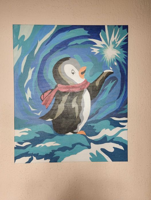 Новогодишно пингвинче и Дядо Коледа