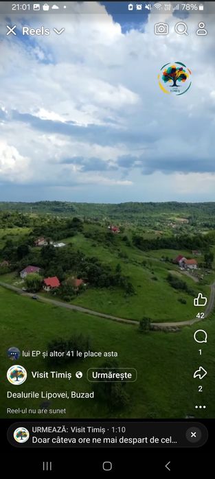 Teren intravilan Buzad ,50km Timișoara