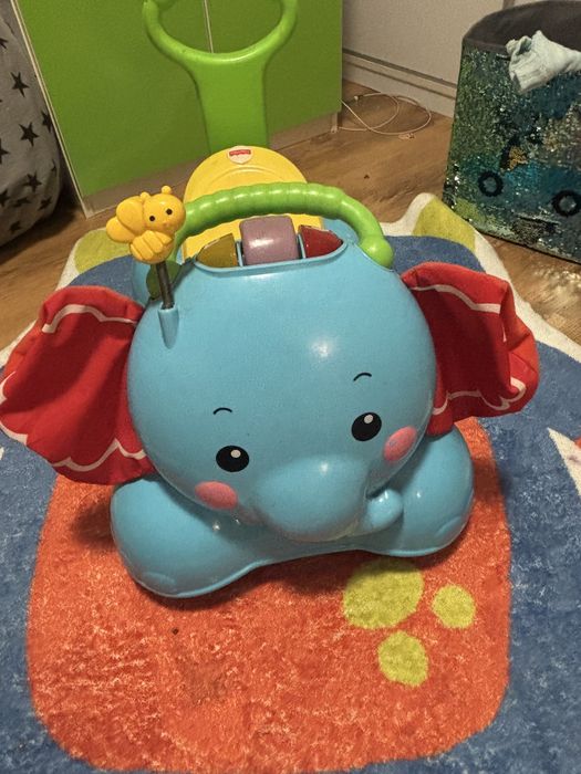 INFANTINO Grow with me проходилка и Fisher Price - Пеещо слонче 3 в1