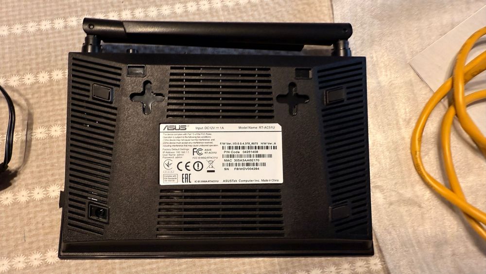 Router Wireless ASUS RT-AC51U, AC750, Dual-Band