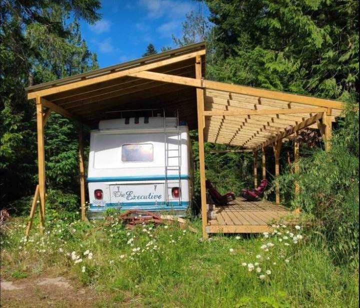 Изграждане на дървени навеси/бунгало/