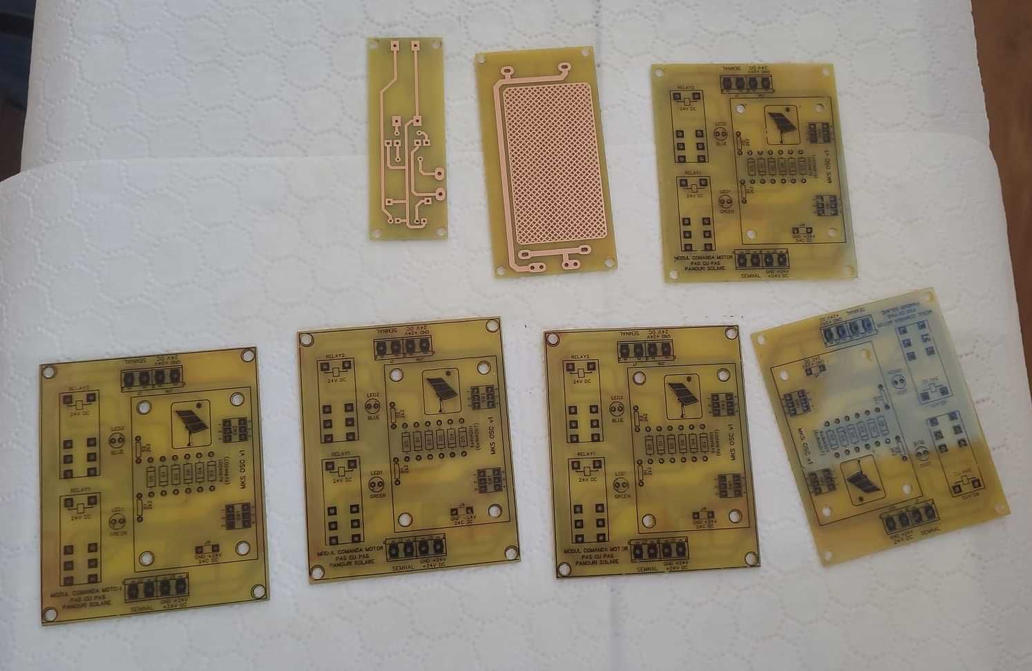 Circuite imprimate cablaje PCB realizate in regim DIY