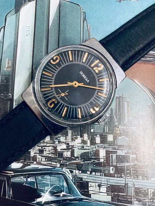 Победа дипломат наручные часы СССР