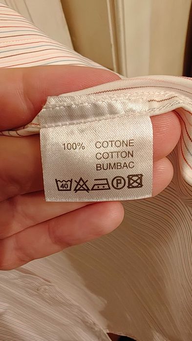 Camasa Bigotti - dungi colorate - Marime S (se potriveste M)