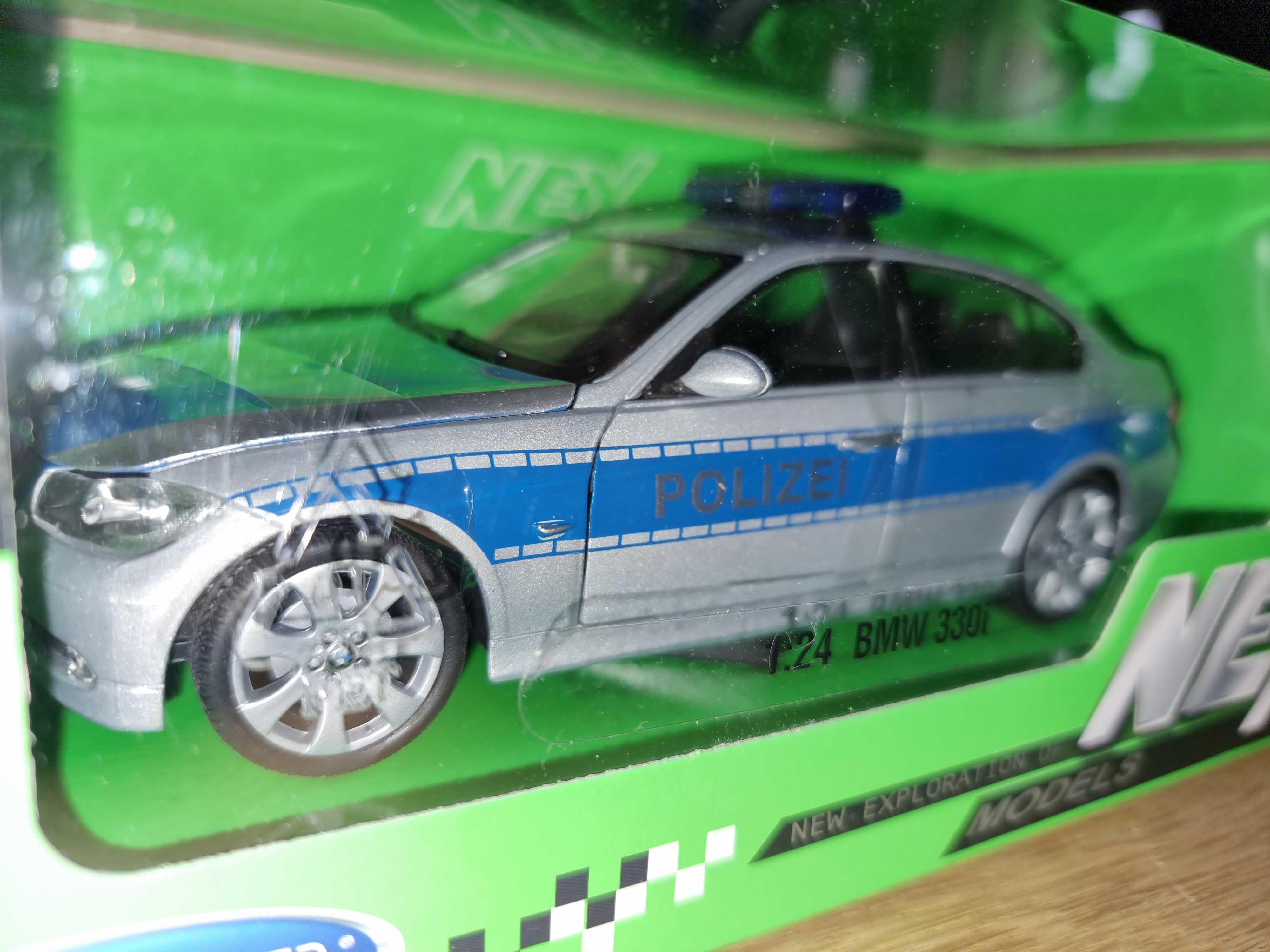 Se vinde macheta masina de politie BMW 330i