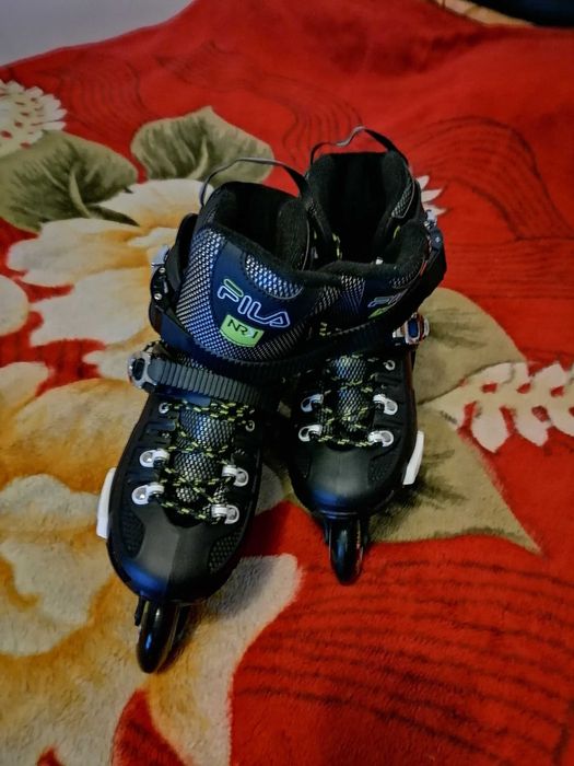Role Junior FILA NRK Black/Lime masura 36-39 Rulmenti ABEC 7 - Frana