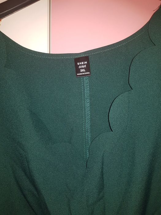 Bluza casual verde