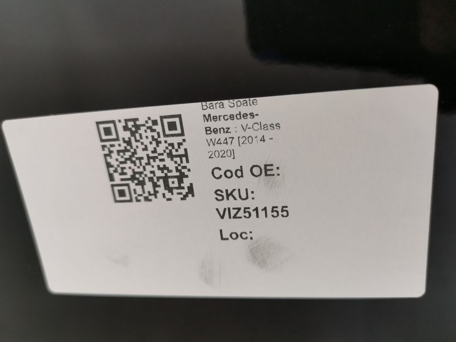 Задна броня Мерцедес-Бенц / Mercedes-Benz V-Class W447 Оригинална, в д