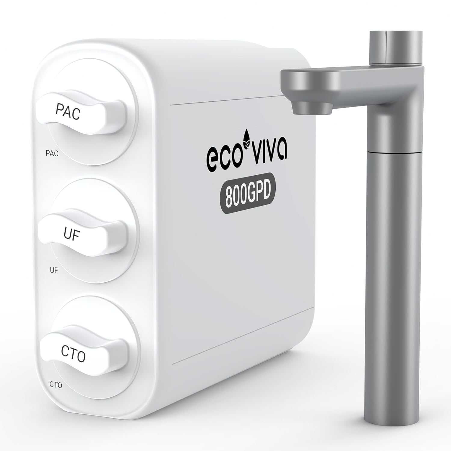 Ecoviva тристепенна филтрираща система, 0.01 микрона, 2.1л/мин дебит