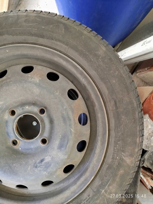 4 броя летни гуми с джанти за  Пежо 206