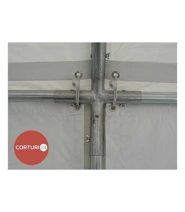 Cort Evenimente 3x6 m  ECONOMY, PVC alb, CORTURI24.RO