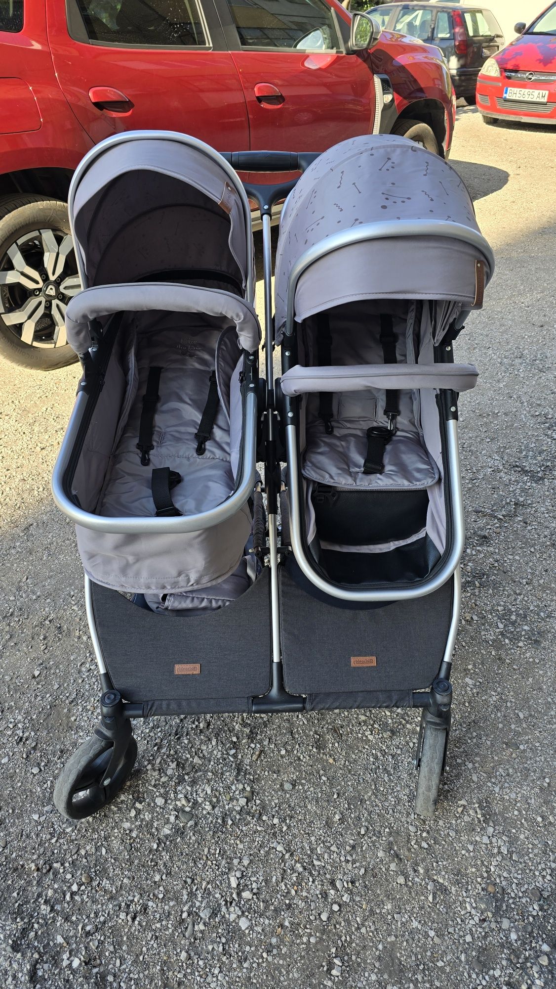 Chipolino Duo Smart Количка за близнаци