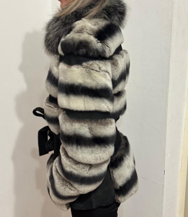 Haina din Blana naturala Chinchilla