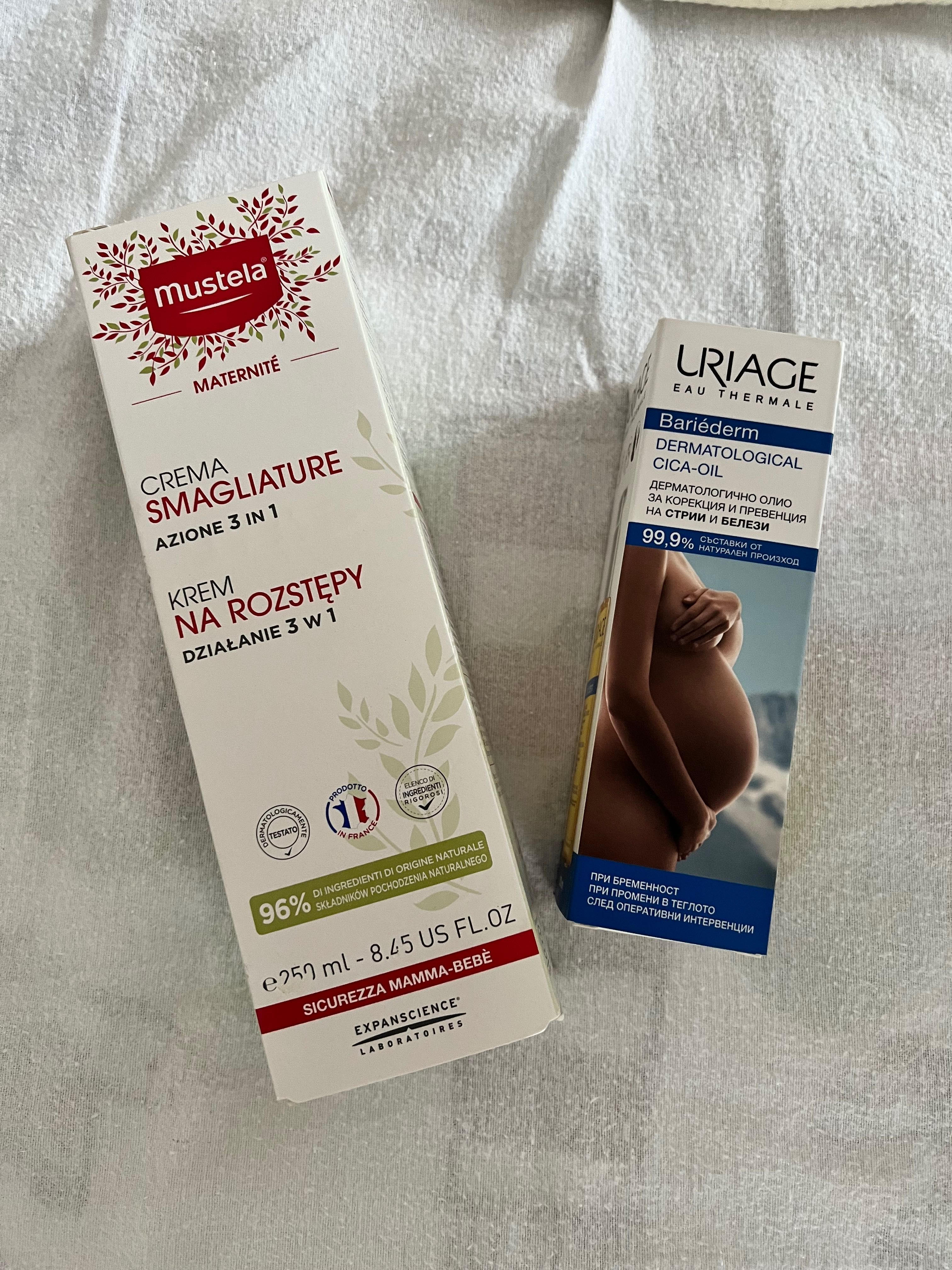 Mustela / Uriage Крем против стрии