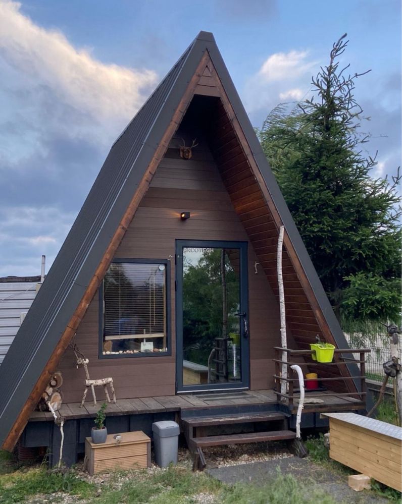 Executam cabane A-Frame