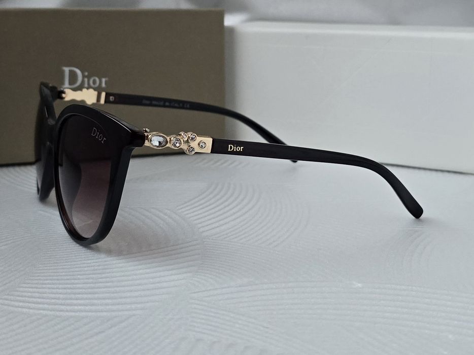 Дамски слънчеви очила котка с камъни