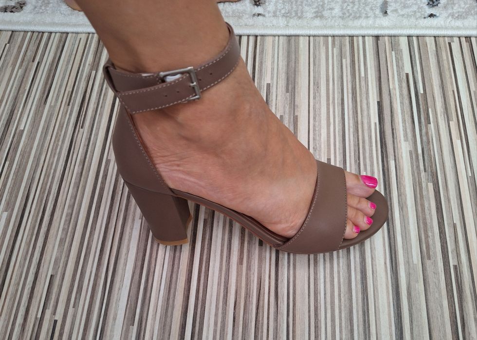 Sandale piele Zee Lane mărime 38 ca noi.