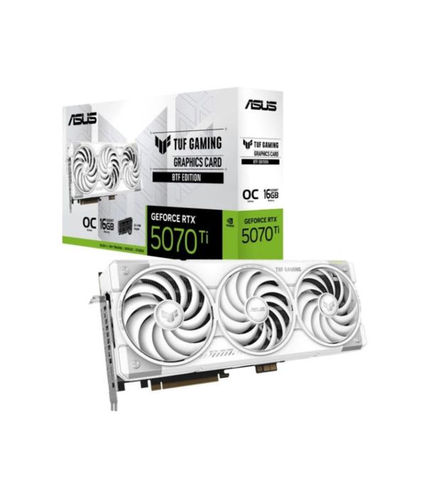 ASUS TUF Gaming GeForce RTX 5070 Ti White 16GB GDDR7 256bit
