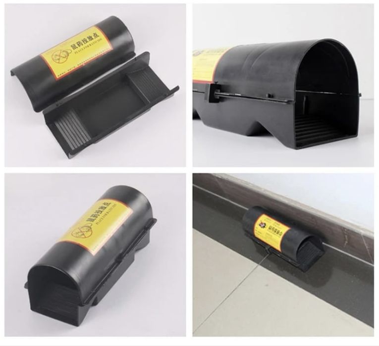 Контейнер Тунель для раскладки яда и отравы для крыс мышей