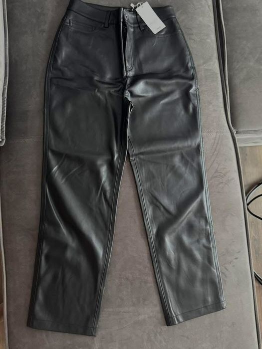 Кожени панталони MANGO - Нови с етикет