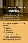 Vrei sa ai propria ta afacere? inchiriem scaune de lucru.