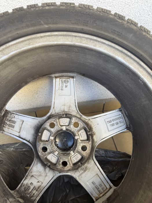 Jante vw 17 cu anvelope 205/50R17 iarna