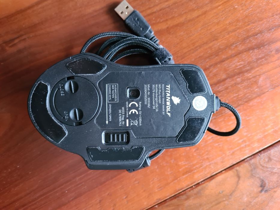 Mouse gaming MMO Titanwolf (12 butoane)