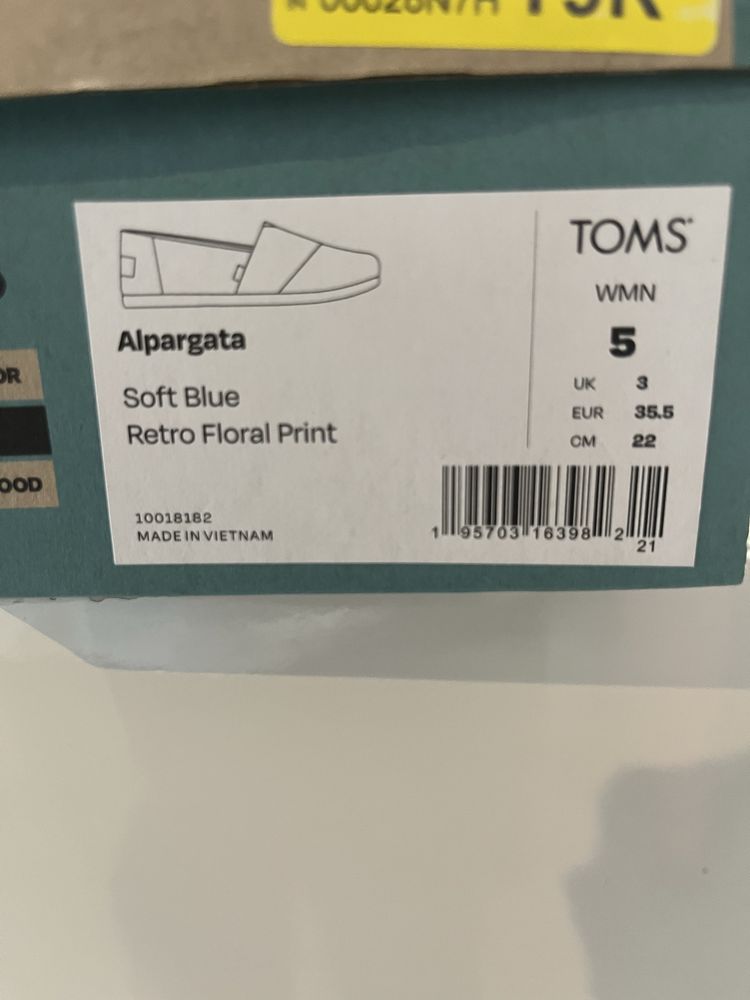 Детски еспадрилки Toms номер 35