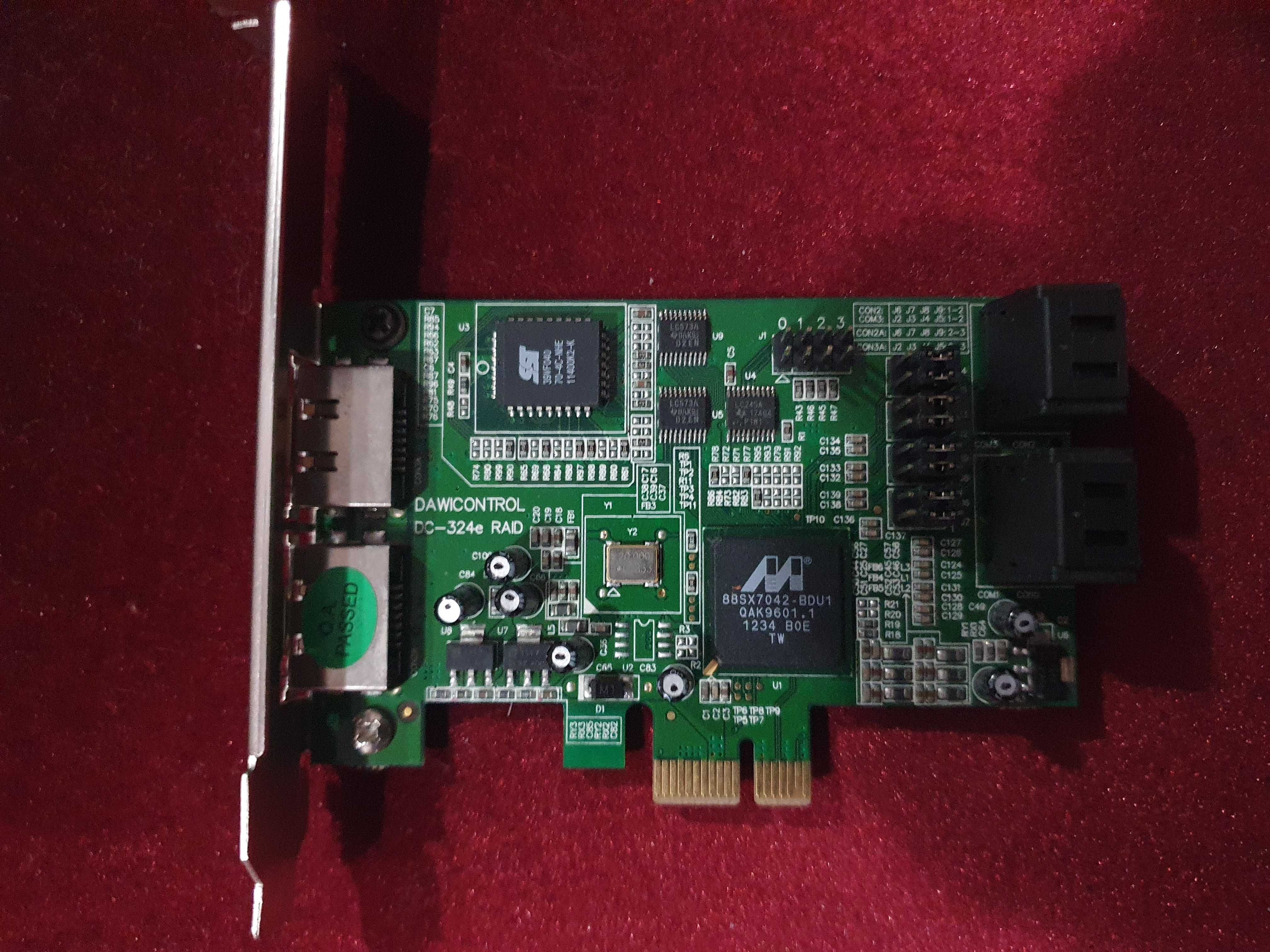 Adaptor PCIe la SATA (PCI expres la 4 x SATA3) - 4 porturi + 2 x eSATA