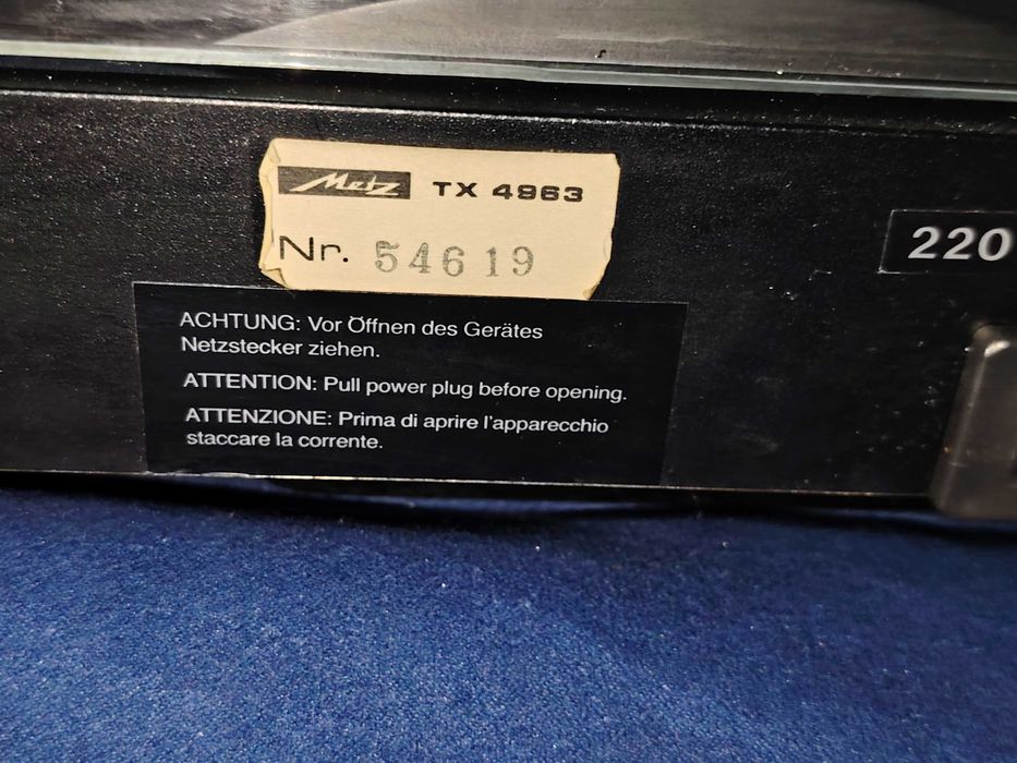 METZ Mecasound TX. 4963 Direct Drive Quartz, pick-up