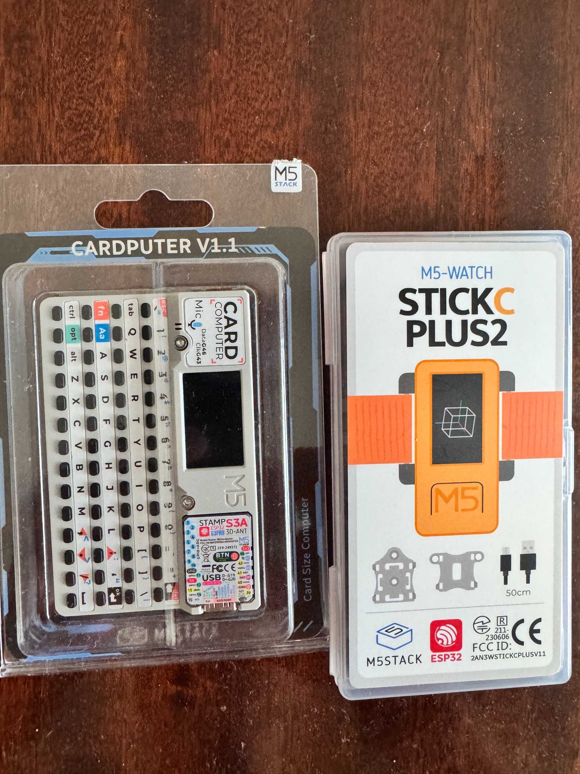 M5Stack StickC Plus2 ESP32 + Cardputer 1.1 с колекция сензори и кутия