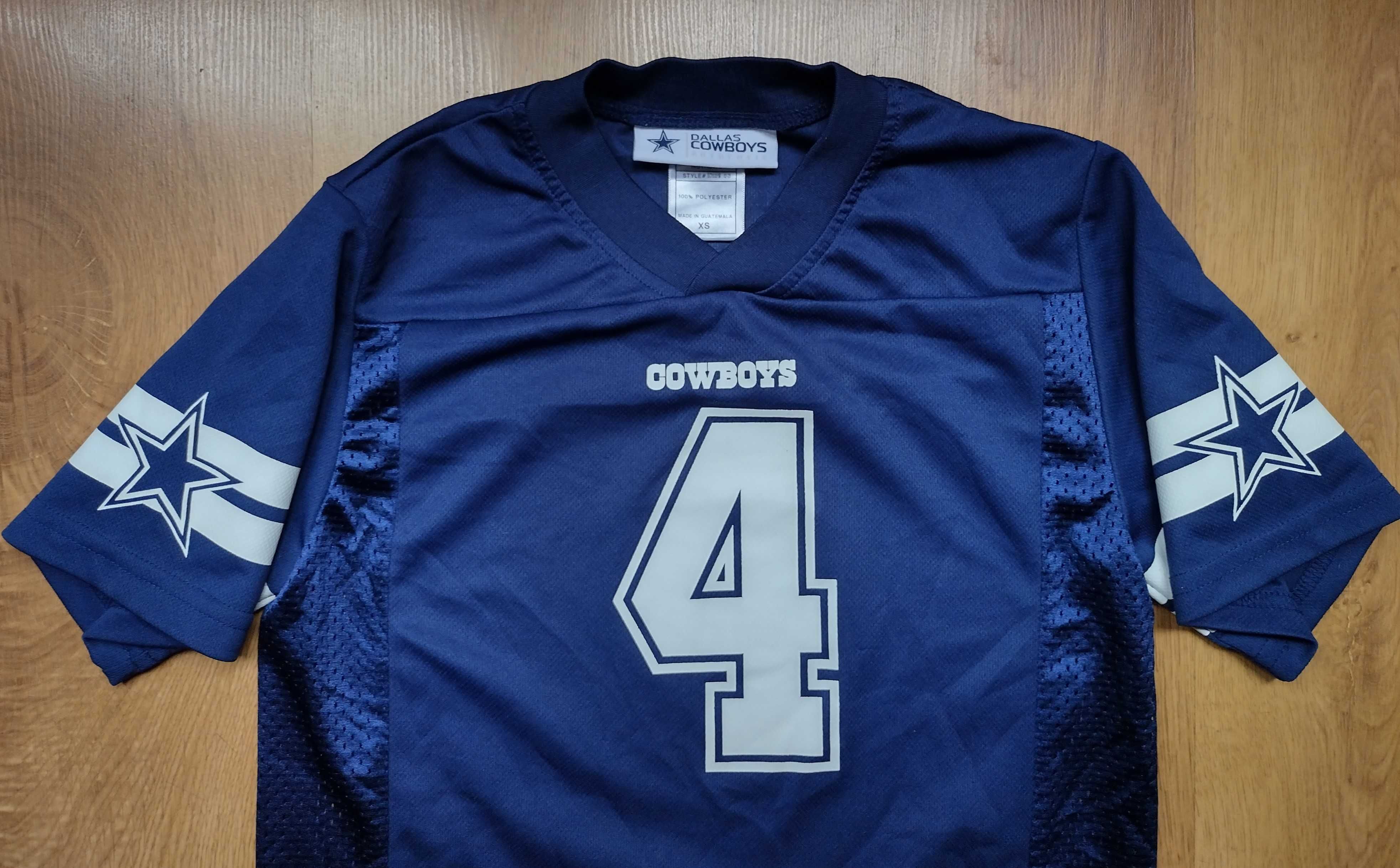 NFL Jursey / Dallas Cowboys  #4 Prescott - детска тениска