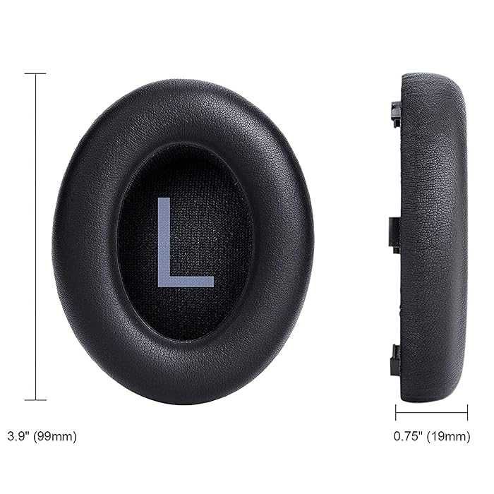 Set 2 bureti TXE pentru casti Bose 700 Wireless Noise cancelling Negru