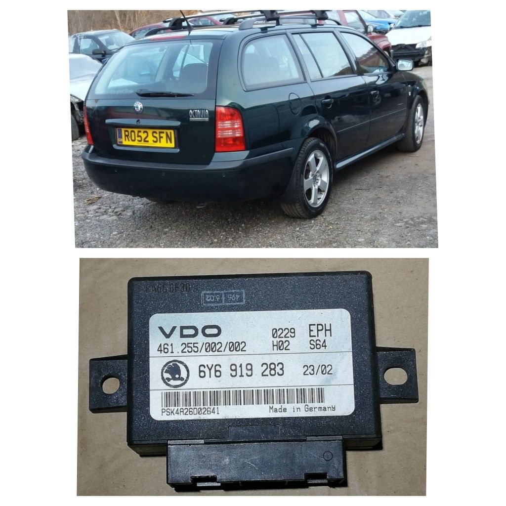 Modul calculator senzori parcare skoda octavia 1 tour 6y6919283