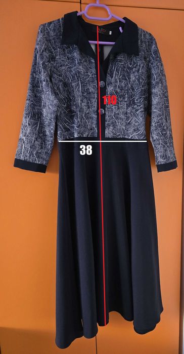 Rochie bleumarin, AD Fashion