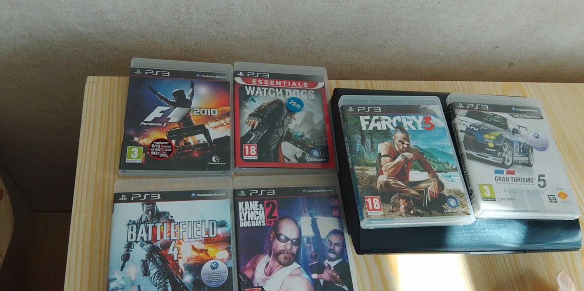 Продавам PS3 с 6 игри