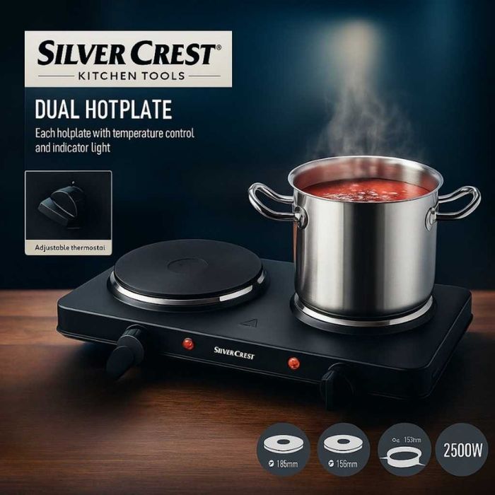 Двоен котлон SilverCrest - 2500W – две ястия едновременно