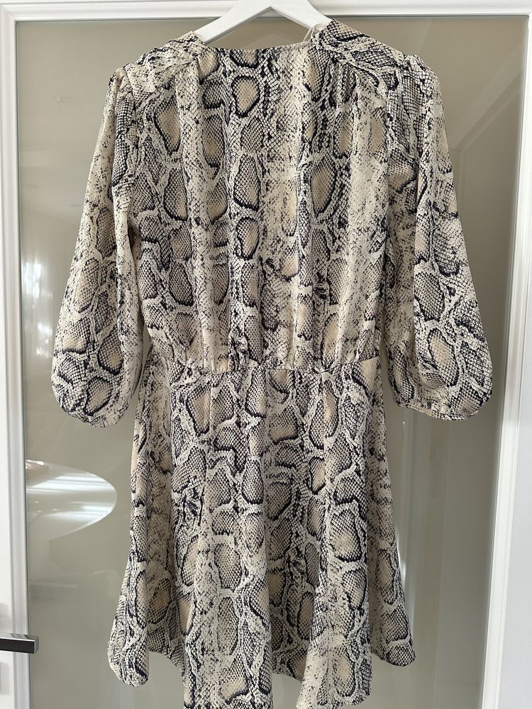 Rochie Zara S animal print