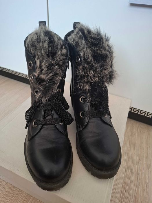 Боти естествена кожа Bianki