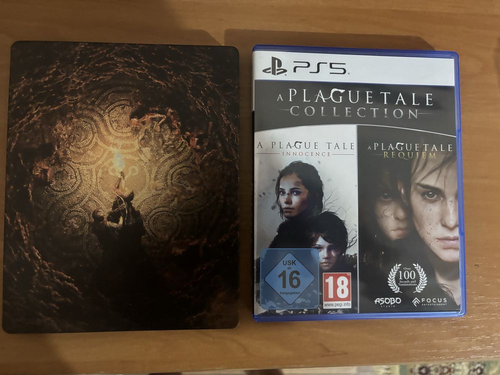Продам коллекцию игры Plague tale, внутри два диска
