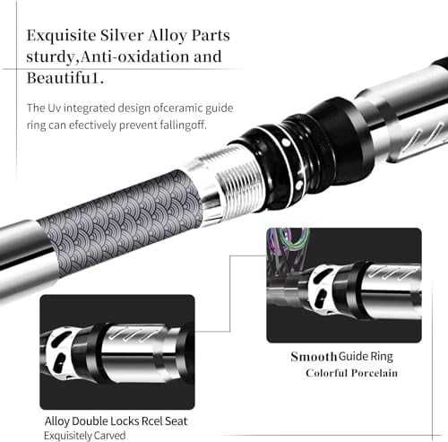 Ултралека въдица 99% карбон телескопична 2.1M за риболов супер твърда